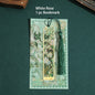 1 PC Retro Floral Painting Metal Bookmark Hollow Bronzing Bookmark With Tassel For Book Club Reader Writers Book Lovers Students