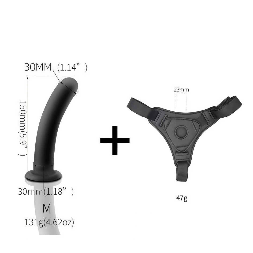 Adjustable PU Leather Strap On Harness Set Wearable Panties Pegging BDSM Toy for Women Lesbian Couples Adult Erotic Accessory