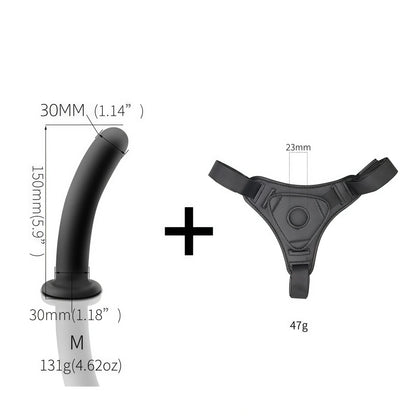Adjustable PU Leather Strap On Harness Set Wearable Panties Pegging BDSM Toy for Women Lesbian Couples Adult Erotic Accessory