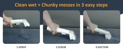 Spot Cleaner 400W-750W 9/15KPa Handheld Carpet Cleaner for Sofa Curtain Spray Suction Integrated Machine Household Clean Machine