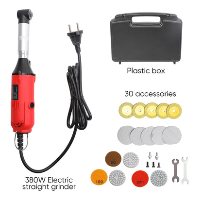Ceramic Tile Beauty Sewing Tool 380W Electric Straight Grinder 6 Variable Speeds Cleaning Machine Grinder Sander Polisher Home