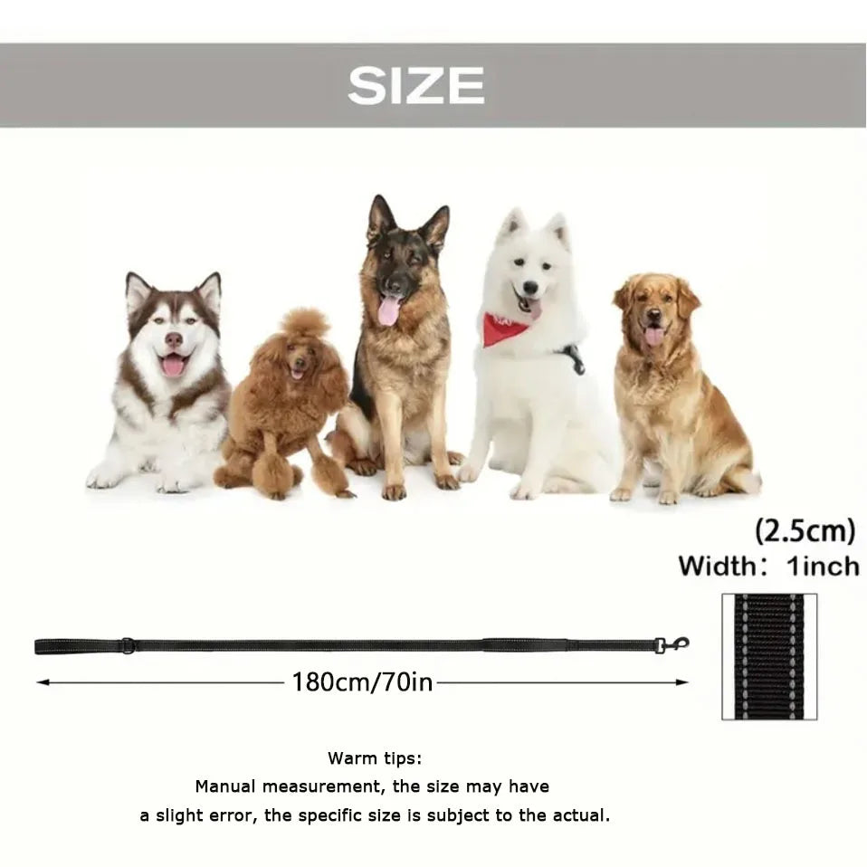 Double Strap for Dogs Hands Free Leash Dog Long Leash for Pet Puppy Accessories Dog Walking GXQ16