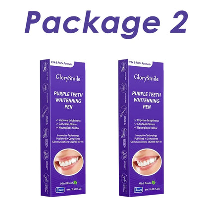 Magical Purple Teeth Whitening Pen Freshing Breath Oral  Deep Cleaning Stain Removal Dentifrice Teeth Cleaning Essence Oral Care