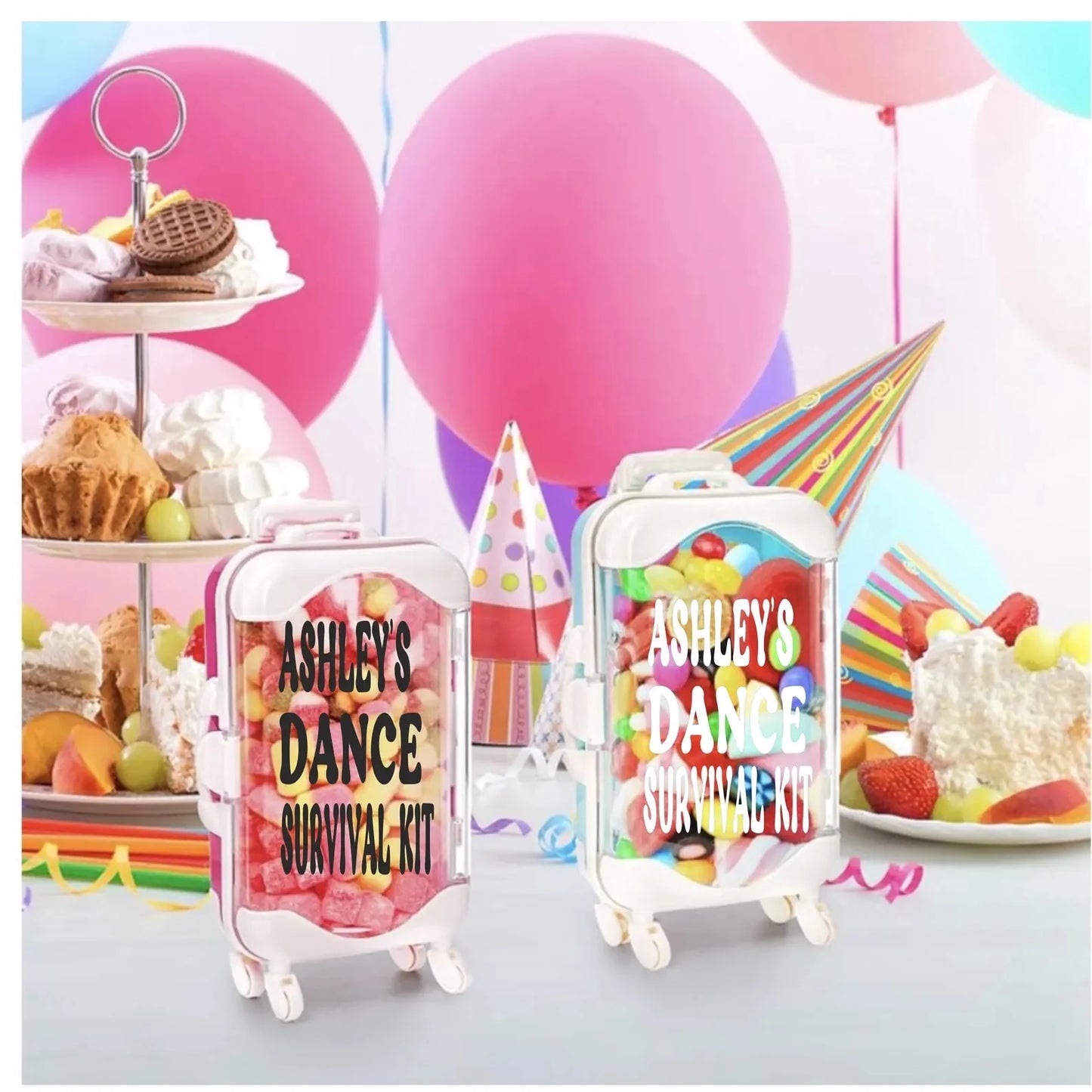 Mini Suitcase Party Favor Gift Box False Eyelashes Miniature Luggage Box for Bachelorette Party Bridal Shower Favors