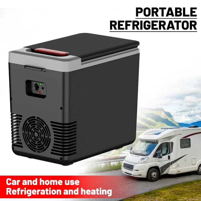3-in-1 10L Portable Fridge12V/220V Car Home Mini Refrigerator Compact Cooler Warmer for Travel, Office, Dorm