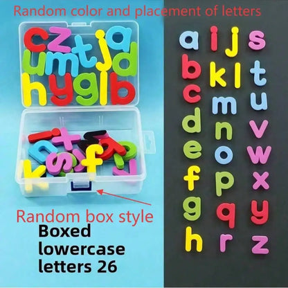 Magnetic letter spelling board set teaching tool, helpful for teaching and intellectual development, improving language skills