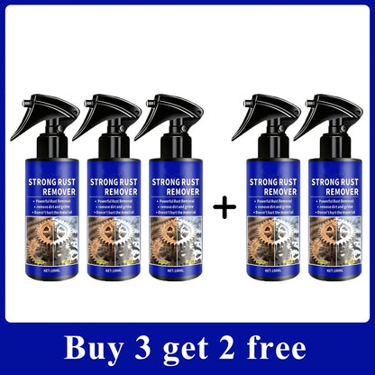 Quick-Acting Car Rust Remover Spray - Care for Auto Exhaust Pipes & Wheel Hubs, Metal Iron Powder Cleaner