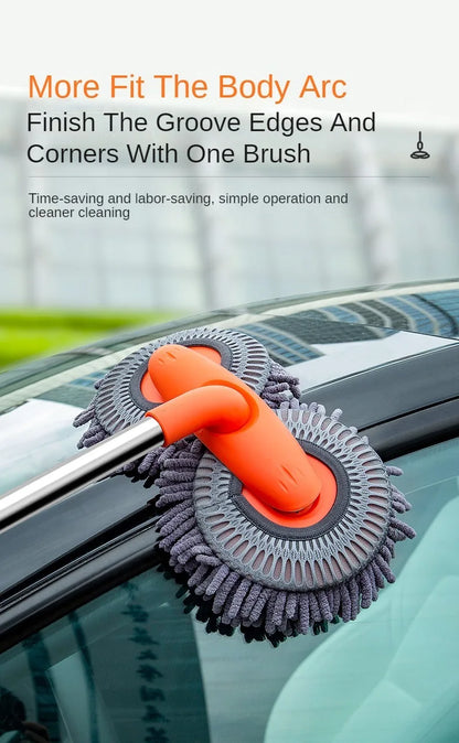 LEIBOO Car Cleaning Wash Multipurpose Kit Microfiber Brush Mop Sponge Wipe Auto Home Tools Universal Clean Accessories