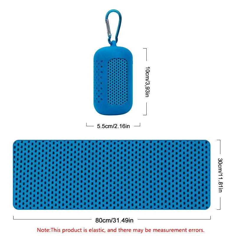Outdoor Microfiber Quick-Dry Sports Cooling Ice Towel Cold Towel Fitness Cool Towel Camping