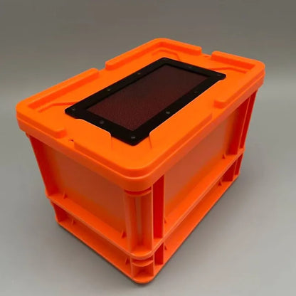Cherry Cockroach Breeding Box Dubia Roach Cricket Breeding Container with Thermometer Small Insects Box Insect Enclosure Habitat