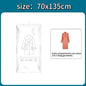 Hanging Vacuum Storage Bags Space Saver Bags Vacuum Seal Storage Bag for Suits Dress Coats Jackets Closet Organizer and Storage