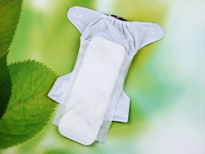 1 Roll ALVABABY Flushable Liner Biodegradable Viscose Liner Disposable Cloth Diaper Liner 100 Sheets Per Roll, 30x18cm per Sheet