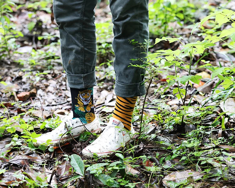 1 Pair Man Women Sock Original AB Tide Socks Colorful Cat Dog Koala Cow Cotton Socks Four Seasons Unisex Socks for Birthday Gift