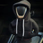 Car Hoodie Handle Shark Cute Hoodie Car Gear Shift Knob Cover Short Plush Manual Handle Gear Auto Interior Accessories