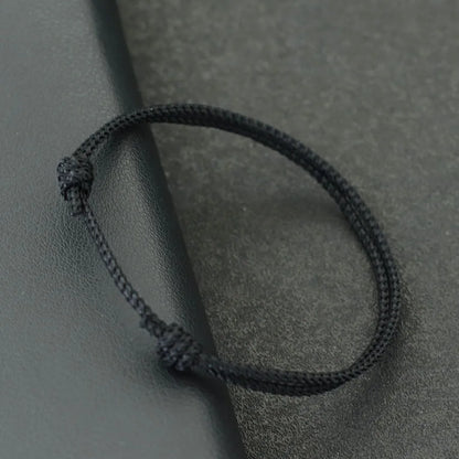 Minimalist Handwoven Rope Bracelet Unisex Sliding Adjustable 4 Styles Chroma 2mm Ethnic Cord Braclet Couple Casual Daily Jewelry