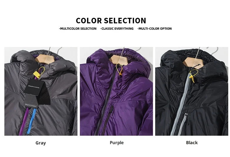 Windproof & Waterproof Winter Jacket  2025 Lightweight Abrasion-Resistant Parka with Hood Unisex Thermal Coat