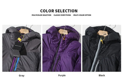 Windproof & Waterproof Winter Jacket  2025 Lightweight Abrasion-Resistant Parka with Hood Unisex Thermal Coat