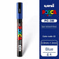 1pcs Japan UNI POSCA Markers PC-1M/3M/5M Acrylic Graffiti Pen Waterproof DIY Stackable Color Art Painting School Supplies
