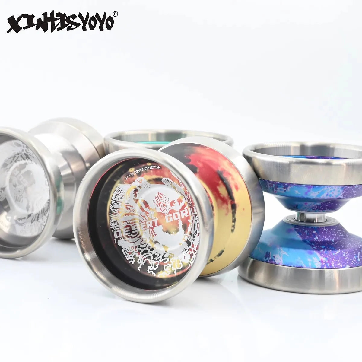 XINTISYOYO Desert gorilla Titanium alloy outer ring three material yo yo ball1A Yoyo ball for professional  competition