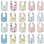 10/20pcs Baby Bib Set for Boys & Girls Breathable Baby Feeding Bibs Skin-friendly Drool Bib Set Drooling and Teething Bibs
