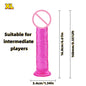Realistic Soft Jelly Dildo Transparent Suction Cup Strong Grip Flexible Intimate Toy for Women Solo Couple Play