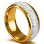 RFID 125kHz T5577 Chip Gold Epoxy Resin Ceramic Smart Ring for TK4100/EM4100 Access Control Card,Men and Women Accessories