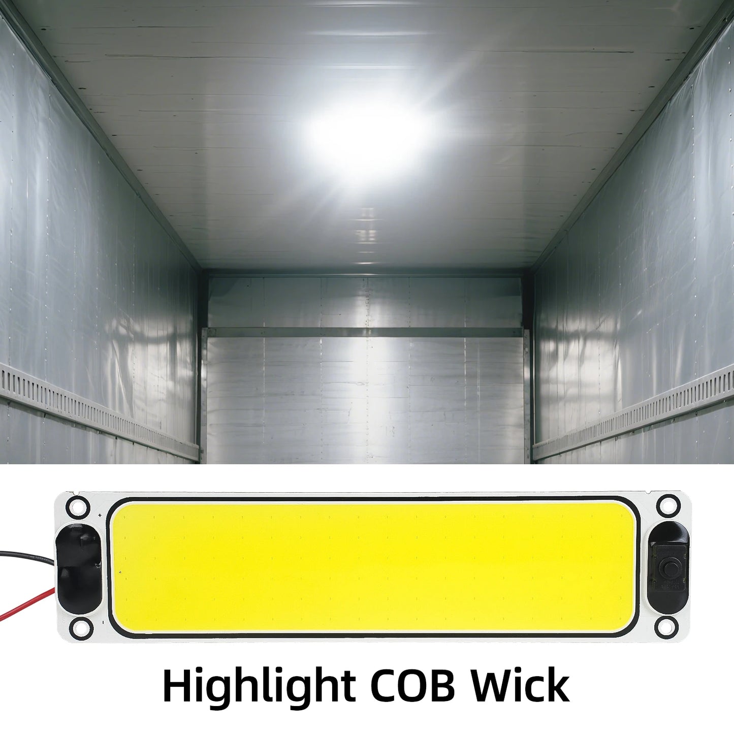 2~1PCS Ultra-bright LED Light Source with Switch Chip Reading Night Light 12-90V Interior Light Ceiling Lamp Car Camper Boat