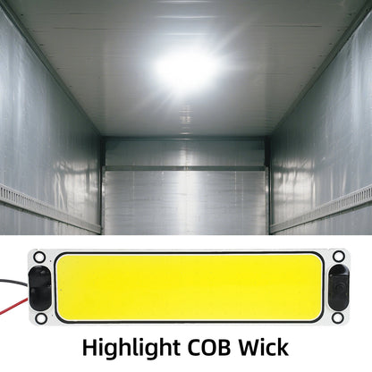 2~1PCS Ultra-bright LED Light Source with Switch Chip Reading Night Light 12-90V Interior Light Ceiling Lamp Car Camper Boat