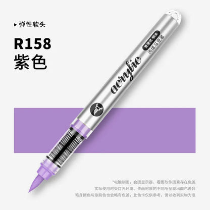 1 PC 120 Colors Acrylic Paint Marker Pens Professional Drawing Pens for Graffiti Manga School Aesthetic Stationery Art Supplies