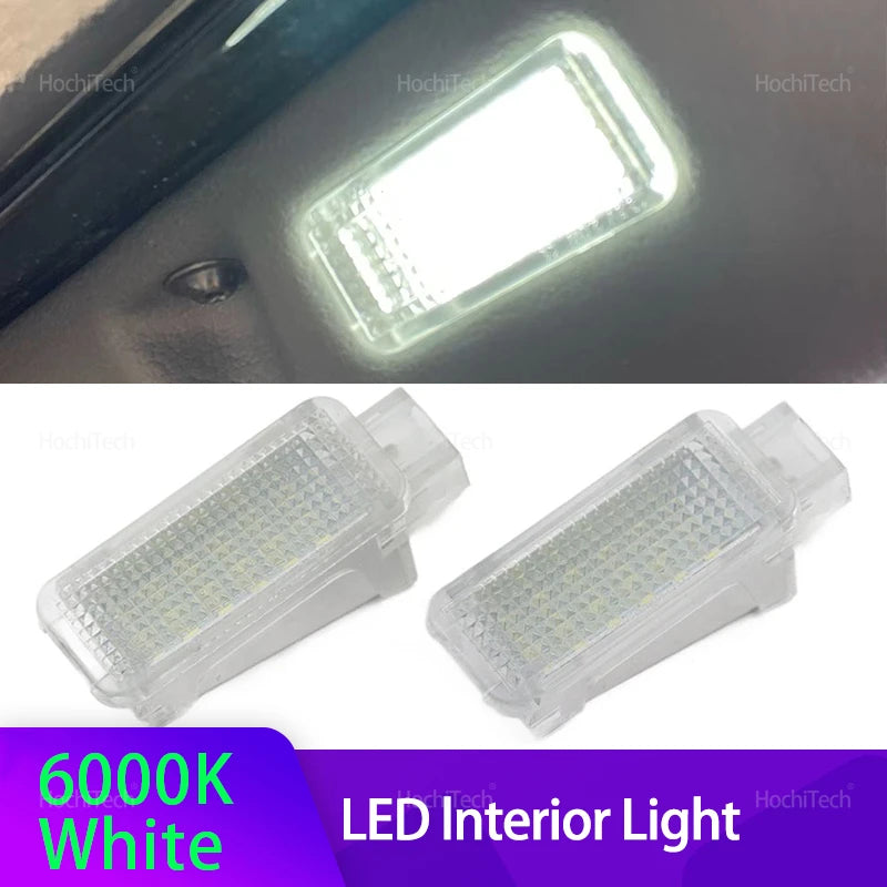 Interior Trunk Boot Lamp for Audi A3 8P A4 B6 B8 A5 A6 C5 A8 Q5 Q7 TT 2Pcs Canbus LED Luggage Door Courtesy Footwell Light