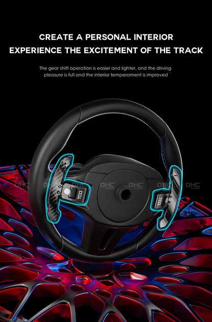 Carbon Fiber Magnetic Paddle Shifter For Mercedes-Benz Smart 451 / 453