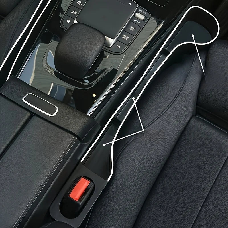 2Pcs Car Front and Rear Seat Cup Holders, Multi-Functional Storage Box for Car Organization, Interior Accessory Storage