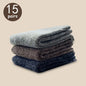 3/5/15 Pairs Men Solid Color Socks  Fashionable Simple Versatile Winter Socks Are Soft Comfortable Lightweight Casual In Length