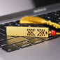 BINFUL metal Chinese style USB 512GB 256GB 16GB 32GB 64GB U Disk Creative USB Flash Drive usb stick pen drive flash Custom LOGO