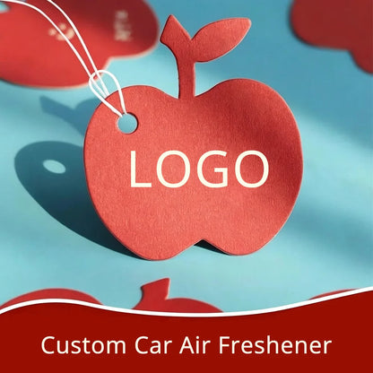 Custom Car Air Freshener Personalized Hanging Scented Paper Odor Eliminator Long Lasting Fragrance for Car Interior Decor Gift