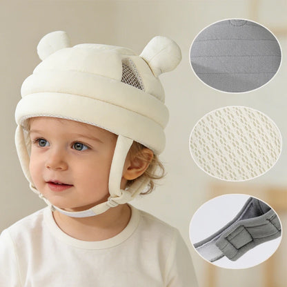 Baby Walking 360 Head Protection and Anti Fall Hat Children's Anti-collision Breathable Baby First Walking Head Protection Pad