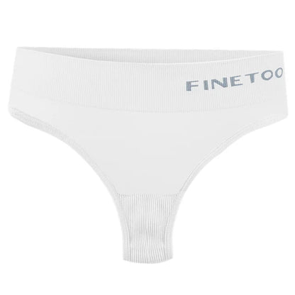 3PCS/Set Women's Panties Sexy Underwear FINETOO Large Size Thong Women Seamless Panties High Waist Girls Thongs M-2XL