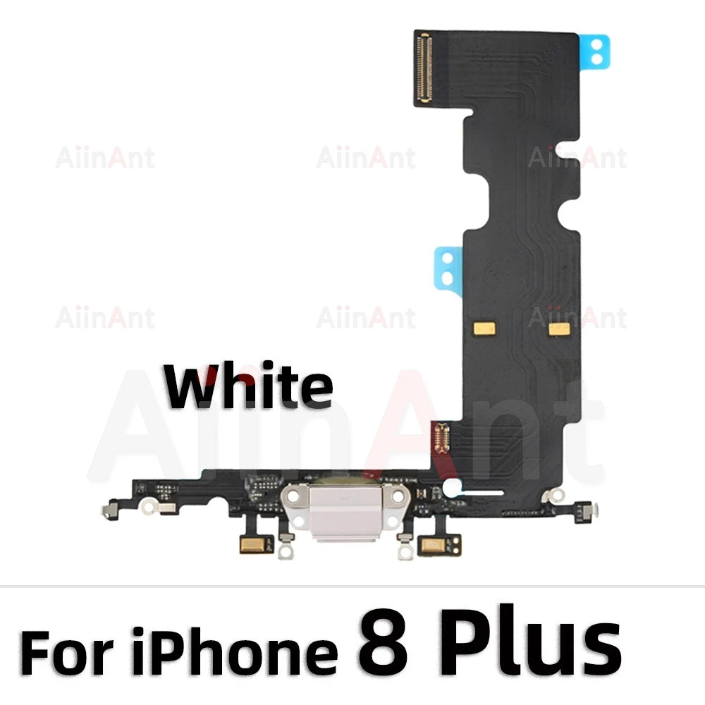AiinAnt Dock USB Mic Board Charger Connector Fast Charging Port Flex Cable For iPhone X Xr Xs Max 7 8 Plus