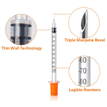 Individually Wrapped Manual Push Veterinary Plastic Syringes With Needles Disposable Style For Lab Pets Pigs And  Farm Livestock