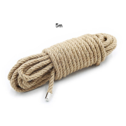 10m Shibari Bondage Rope,Soft Jute for Japanese Rope Art,Skin-Friendly for Beginners,Natural Color Skin-Safe Jute Couples Play