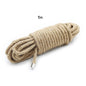 10m Shibari Bondage Rope,Soft Jute for Japanese Rope Art,Skin-Friendly for Beginners,Natural Color Skin-Safe Jute Couples Play