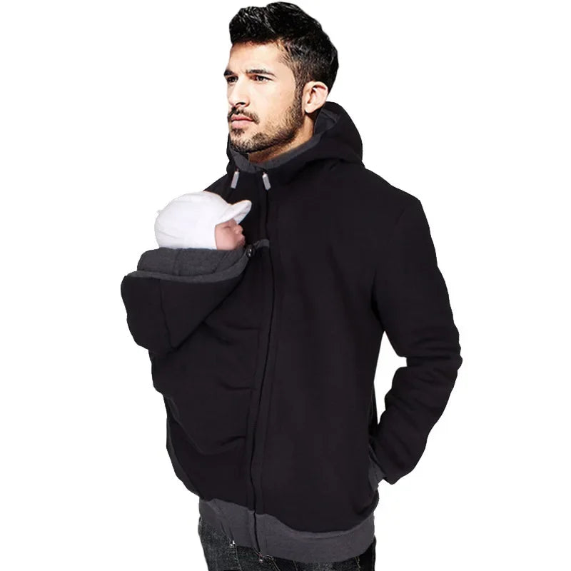 MRMT 2026 Brand Men's Hoodie Sweatshirt Cardigan Men Multi-function Kangaroo Dad Man Hoody Sweatshirts Casual Jacket Clothing