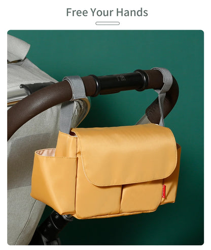Baby Stroller Bag Pram Organizer Stroller Accessories Stroller Cup Holder Cover Trolley Organizer Pouch Travel Accessories