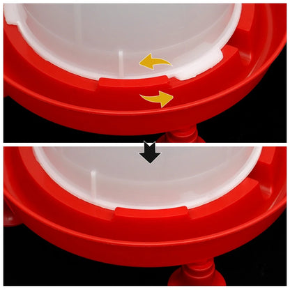 1Pc 1.5kg/3L Poultry Automatic Drinker Bucket Chicken Feeder Barrel Water Bucket Quail Drinking Farm Chicken Coop Water Supply
