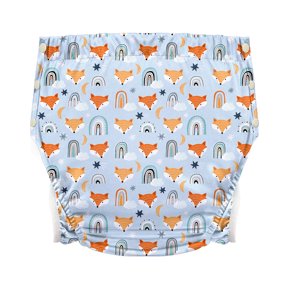 Breathable Adult Cloth Diaper Waterproof Old Man's Diaper Pants Reusable Diapers Trouser Pocket Anti-leak Breathable Nappy Pads