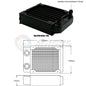 PC Water Cooling Radiator Aluminum For CPU GPU RAM Heatsink Exchanger Fan Cooler 60/80/90/120/240/360mm Black/White