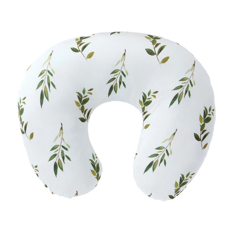 Removable Nursing Pillow Cover Newborn Bedding U-Shape Nursing Pillow Covers Lovely Printed Breastfeeding Pillow Cover