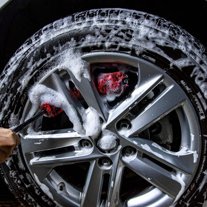 Car Wheel Detailing Brushs Bendable Wheel Woolies Auto Cleaning Tools for Car Rim Tire Washing Easily Clean Hard-To-Reach Areas