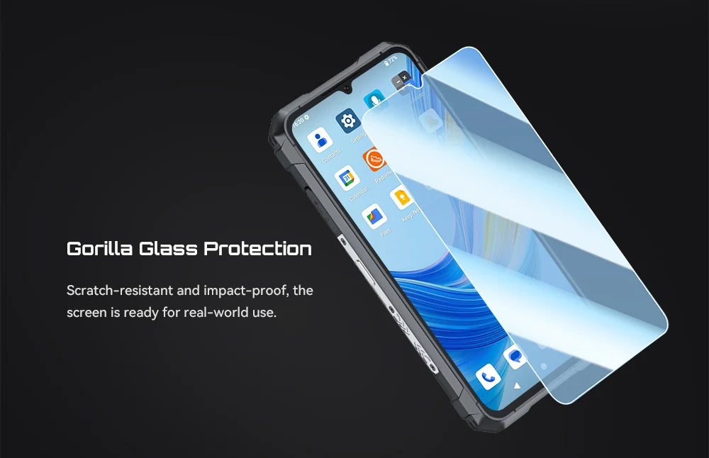 Cubot Rugged Smartphone 5G King Kong 11, Android 15, Up to 32GB RAM+256GB ROM, 108MP Camera, 10200mAh, Dual Screen, MTK7025, 6nm