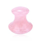SPA Therapy Jade Roller Face Lifting Massage Wrinkle Remover Natural Rose Quartz Mushroom Shape Facial Acupuncture Gua Sha Tool
